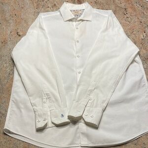 White penguin white dress shirt